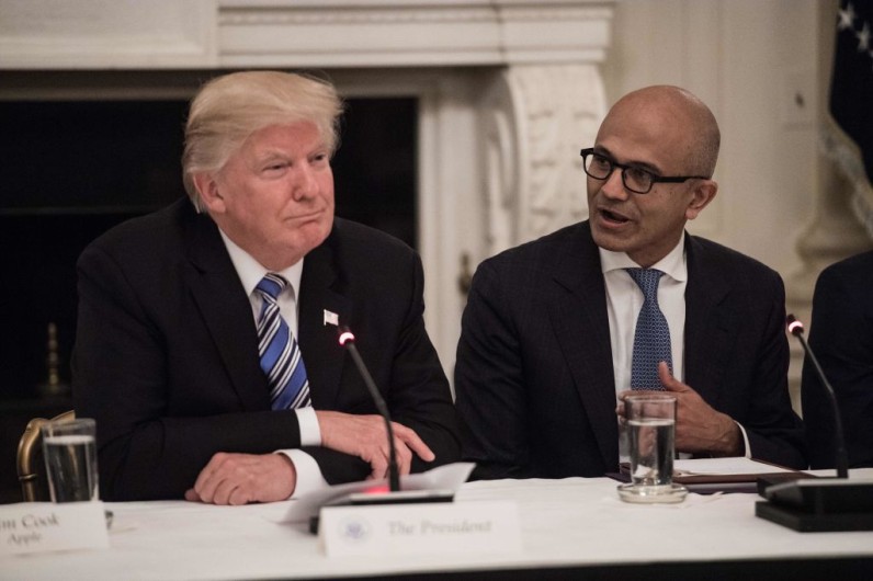 Microsoft Joins Tech Giants With $1 Million Contribution: Trump Inauguration
