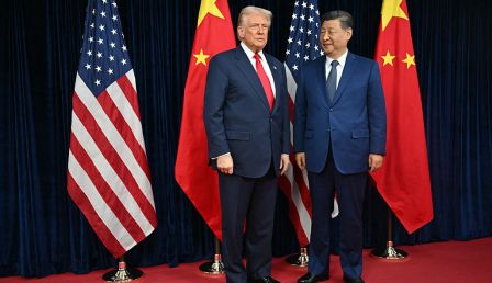Donald Trump and Xi Jinping