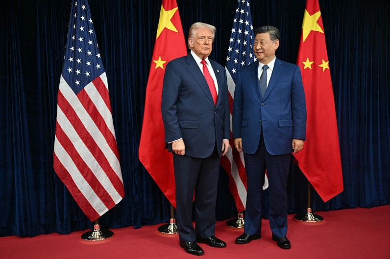 Donald Trump and Xi Jinping